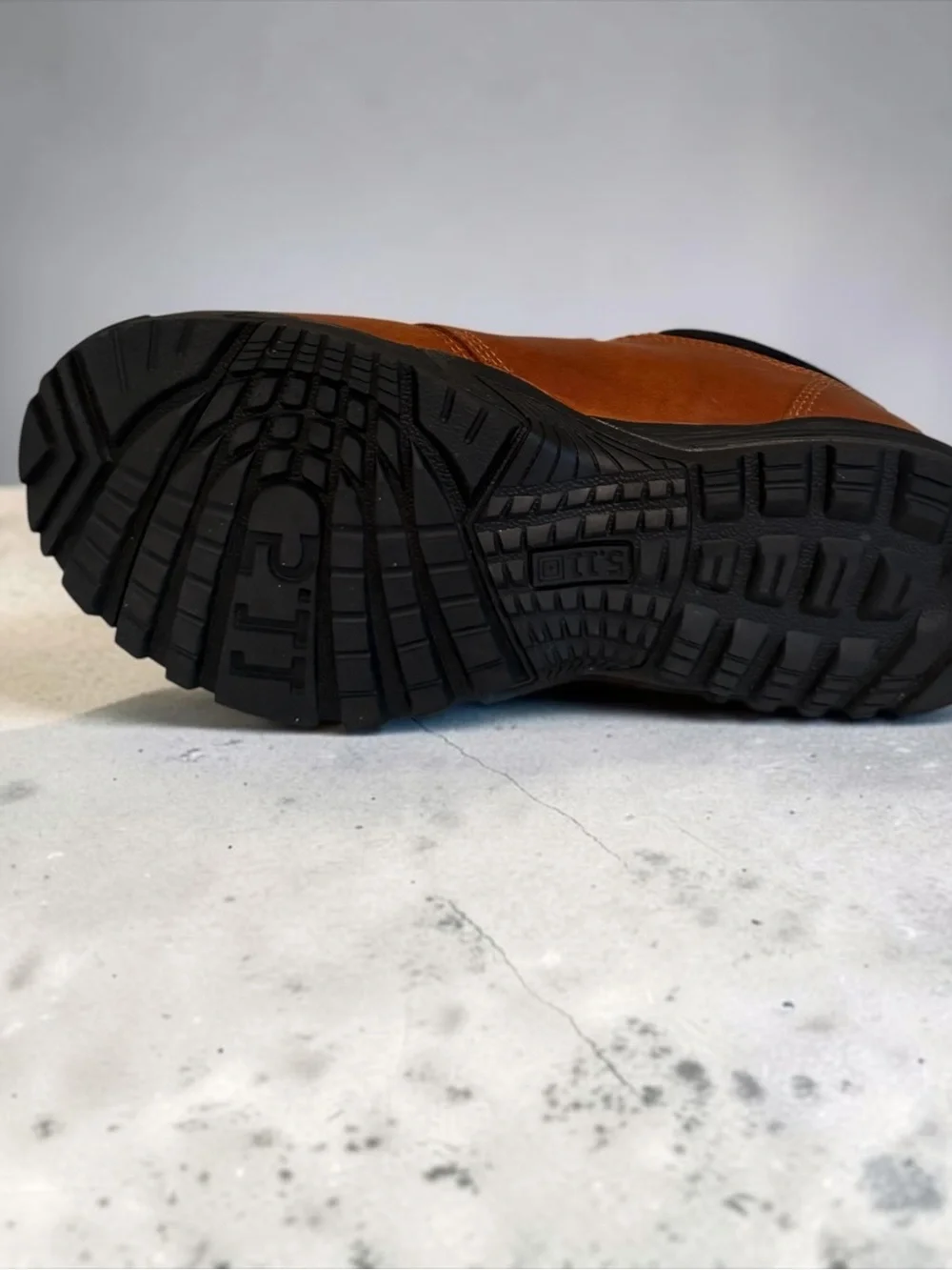 5.11 Tactical CCW Field Ops Lace Up Leather Shoes Men 8.5 Dark Brown 141101